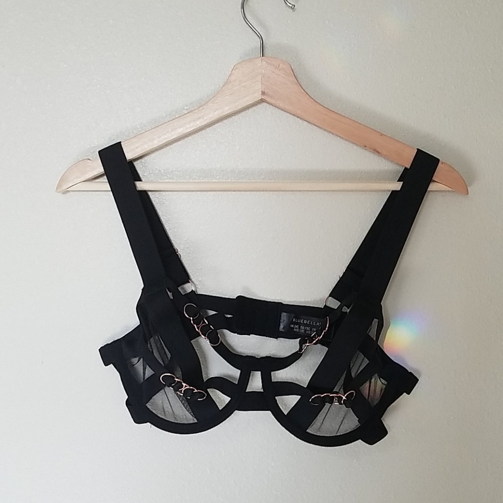 Bluebella bra w gold hardware